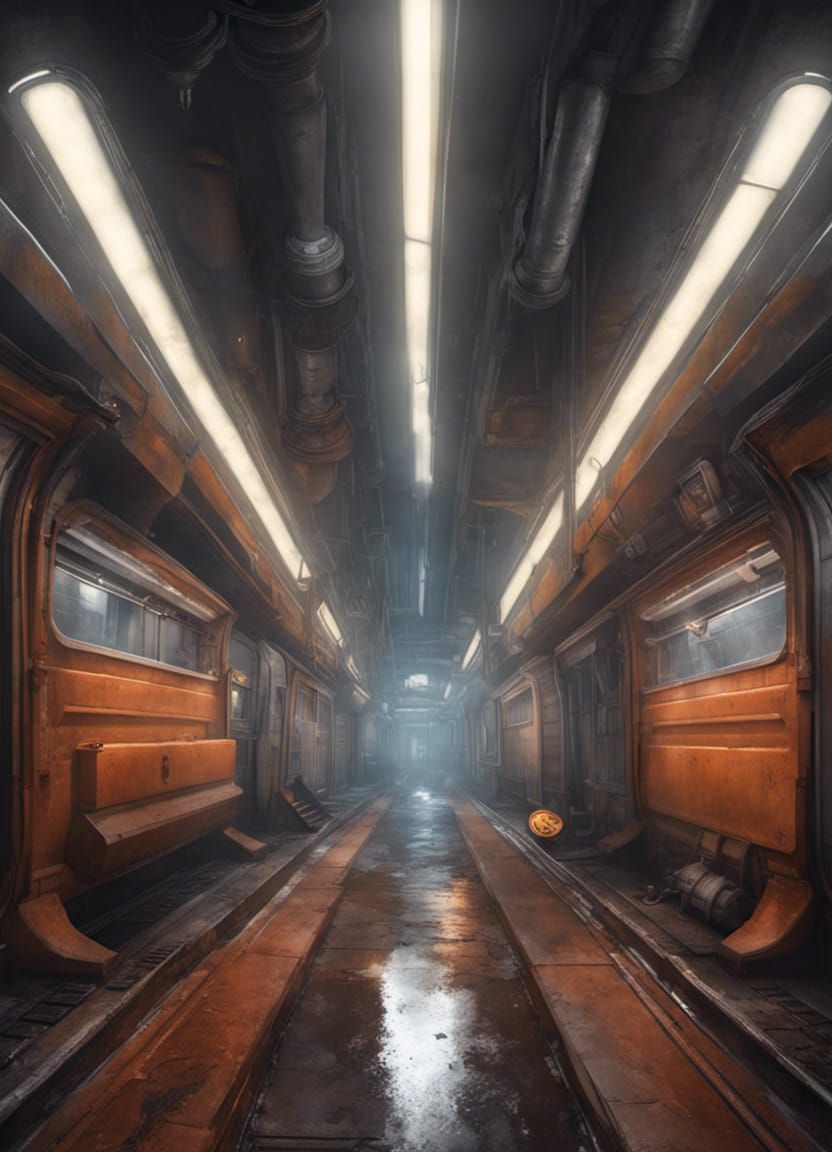 Womble's Underground Home: Detailed Digital Art