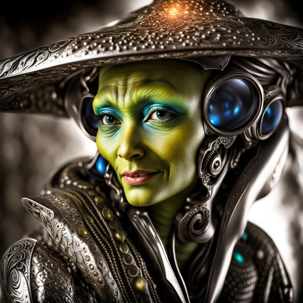Photorealistic Aliens in Exotic Fashion: Masterpiece Photogr...