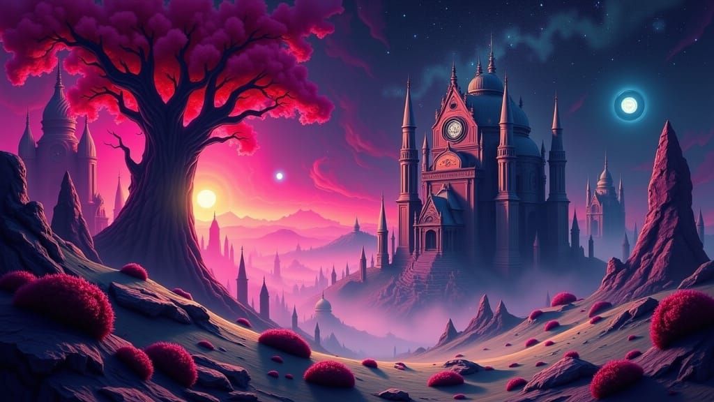 Mystical World Concept Art in Unreal Engine 5