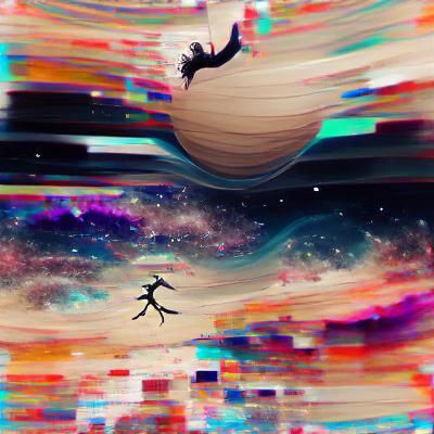 Abstract AI Interpretation of Gravity