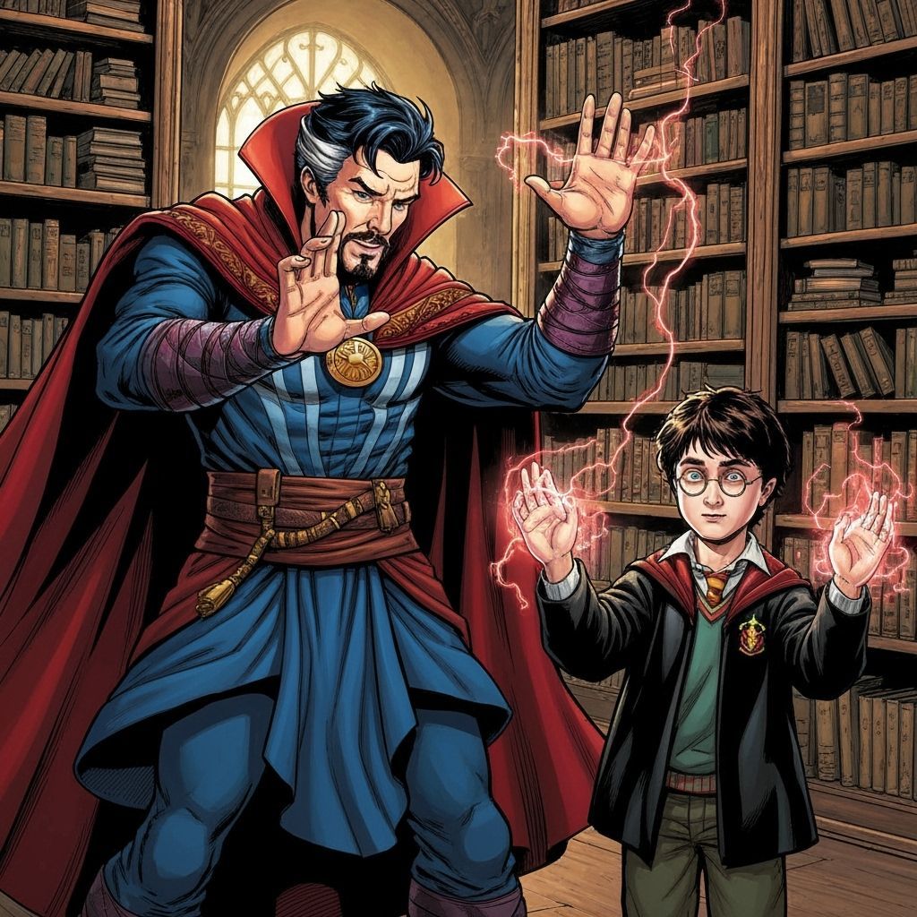Doctor Strange Teaches Harry Potter Mystical Arts