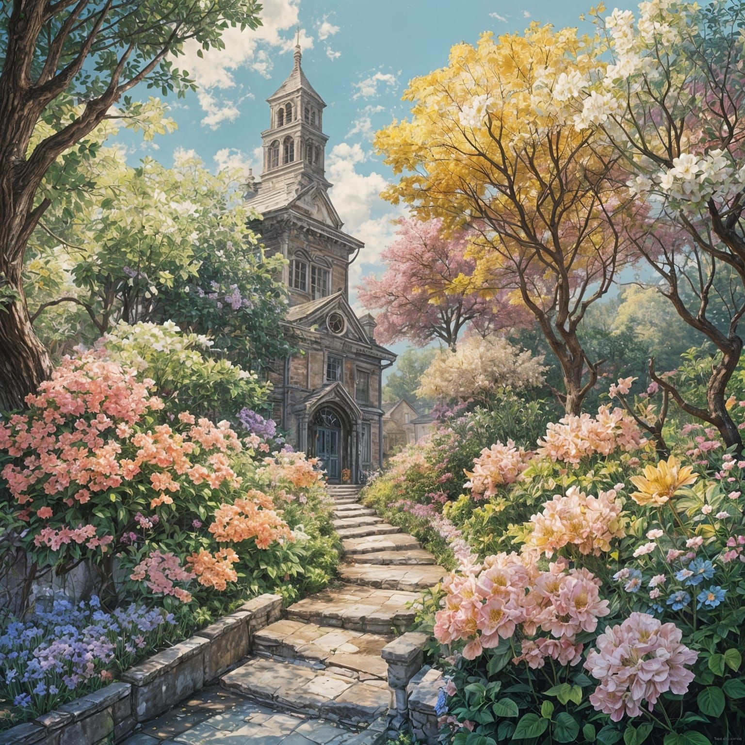 Quintessential English Village Tea Party in Summer