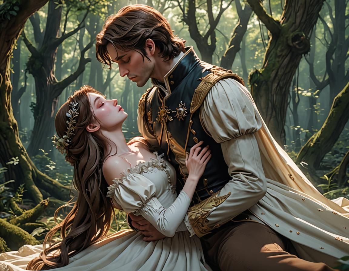 Prince rescuing his lover