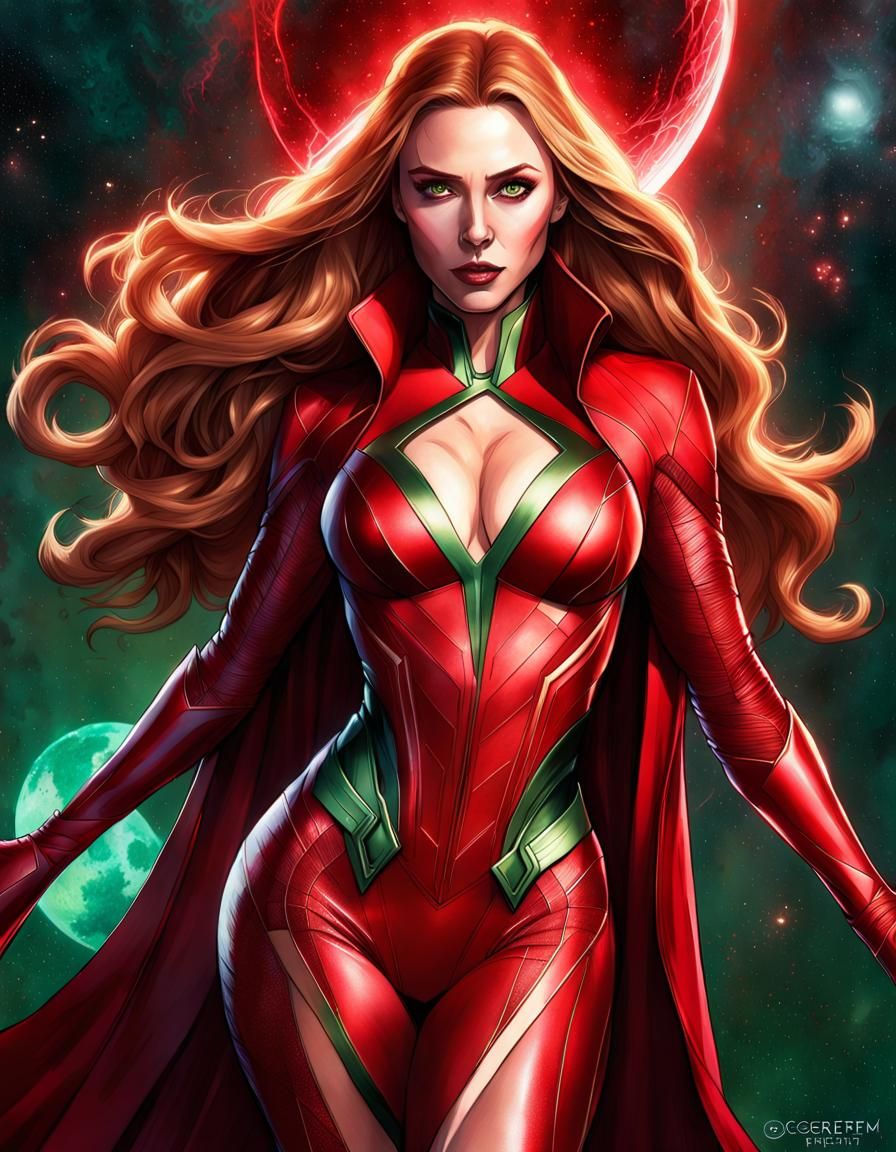 Scarlet Witch in Space: Concept Art