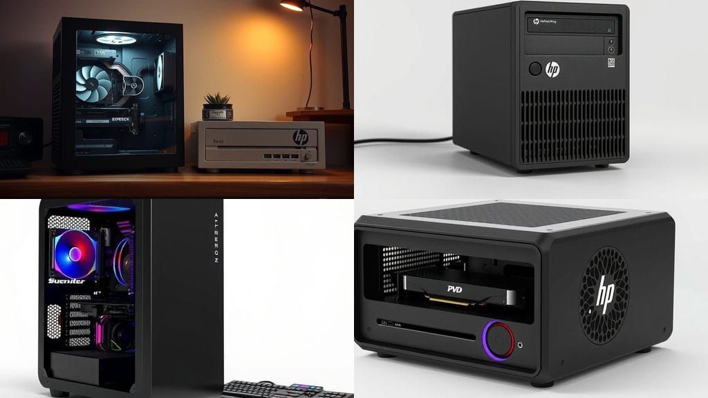 Sleeper PC Build Resembling 2000s HP Computer