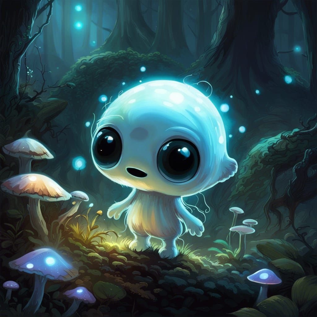 A cute little forest kobold