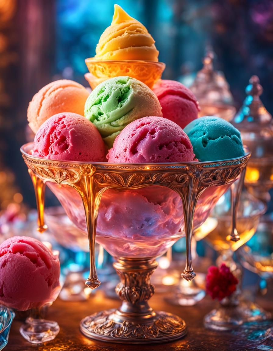 Magical Ice Cream Parlor with Dangerous Flavors