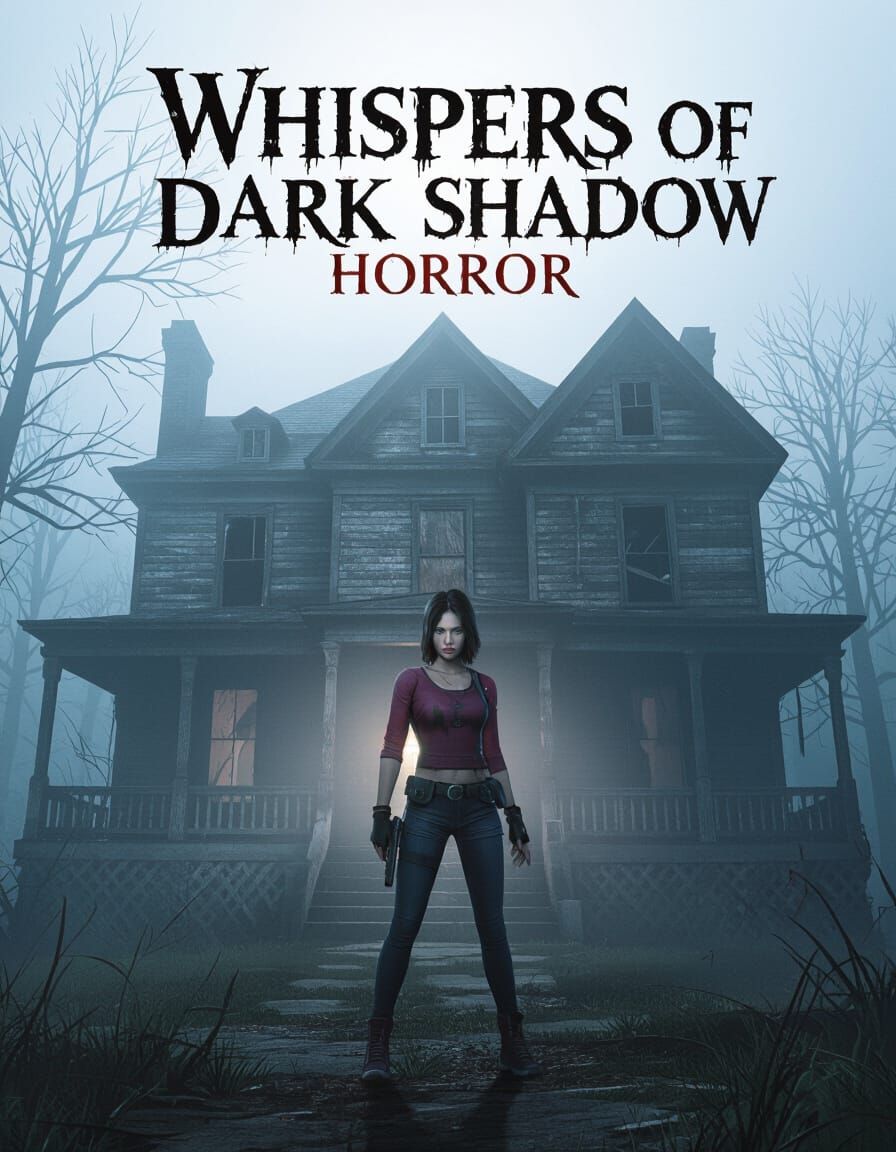 a cover for a horror video game