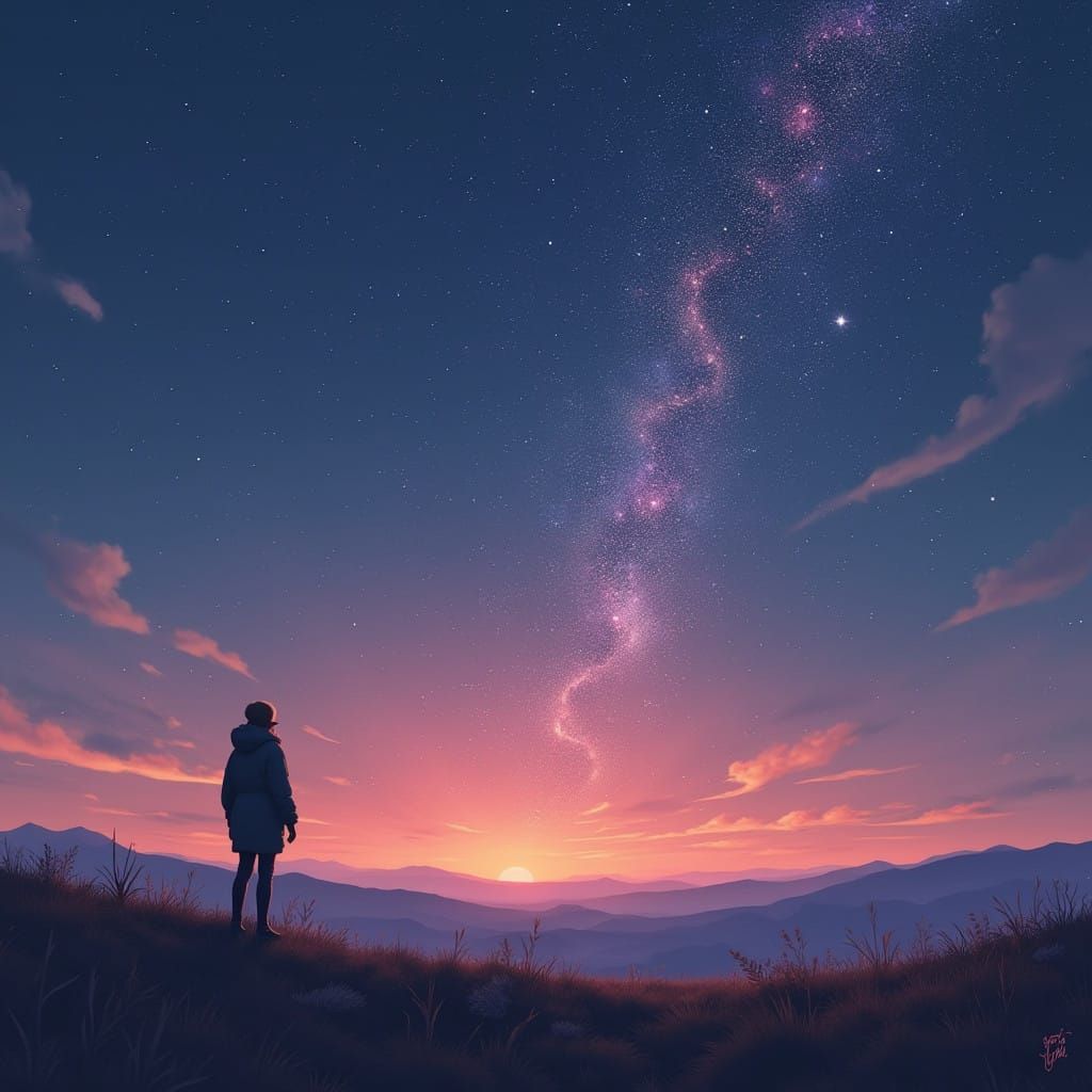 Stardust Whispers in a Cosmic Dreamscape