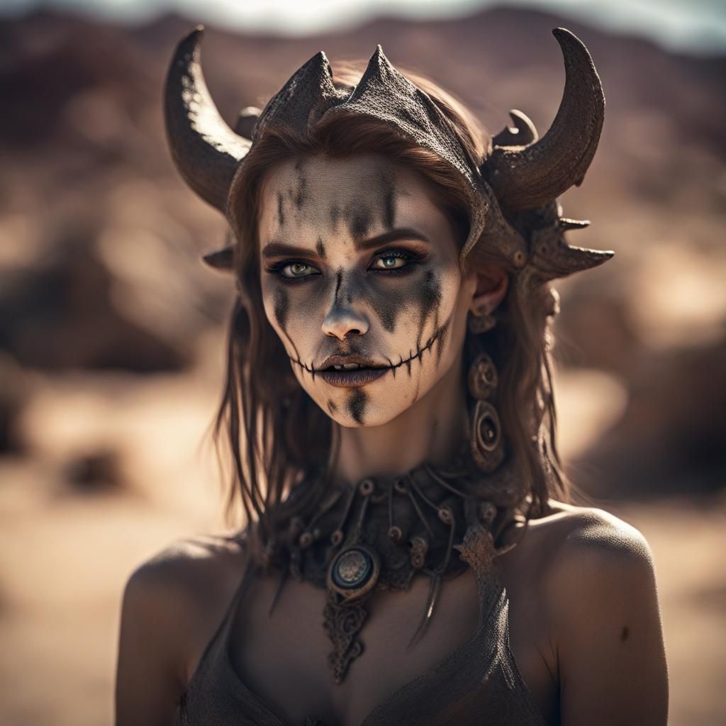 Creepy Angel or Demon playing Dress Up?