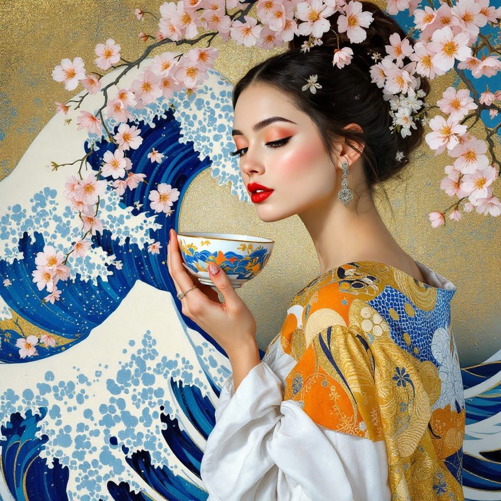 Luminous Bloom of Spring Elegance