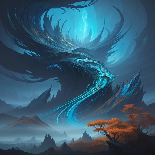 Surreal Insta-Nap Bag in Detailed Matte Painting Style