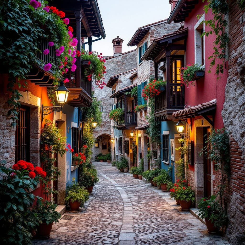 Vibrant Historic Quarter with Rooftop Gardens