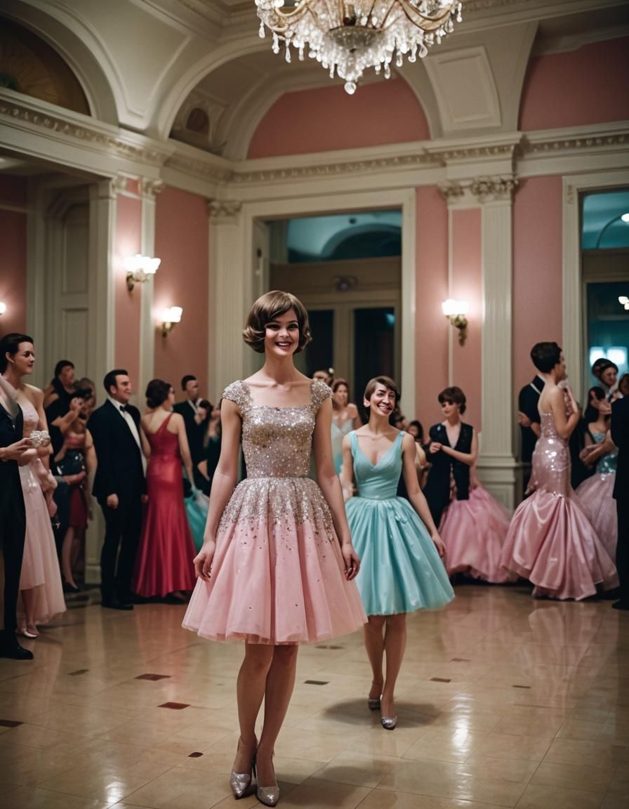 Crossdressing Boy in Prom Dress Film Still