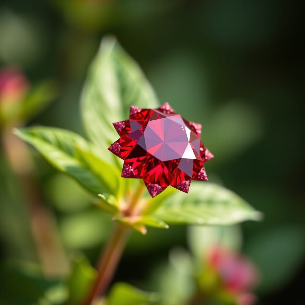 Exquisite Croton Red Diamond Variety Blooms in Radiant Beaut...
