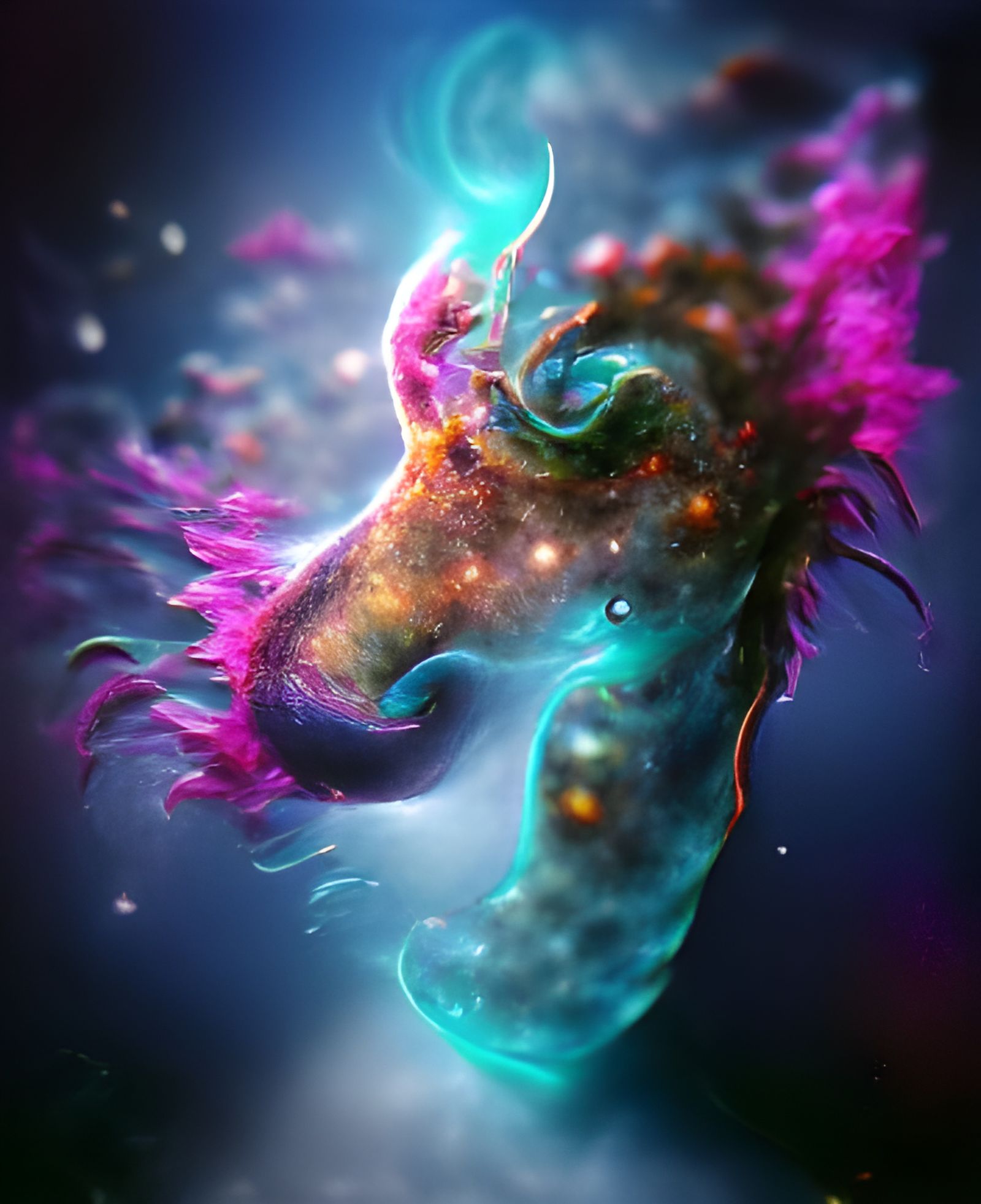 Vibrant Seahorse Nebula in Ultra HD
