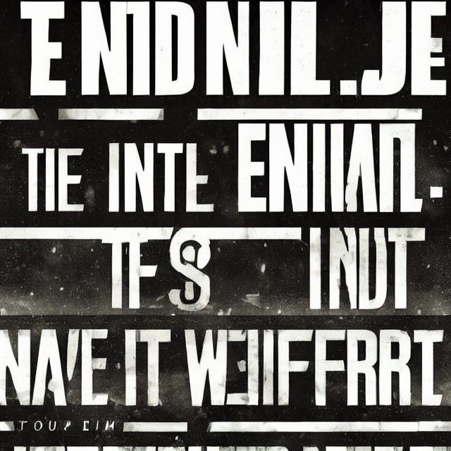 Abstract Depiction of The End