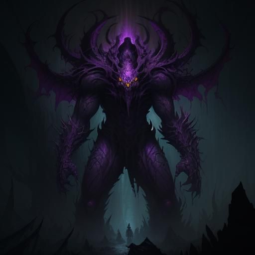 Hyper Beast in Underworld: Dark Fantasy Art