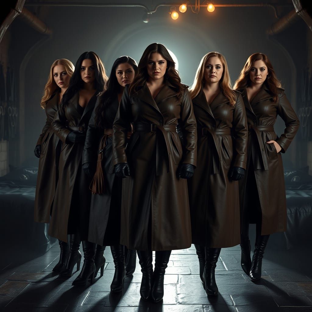 Dominant Plus-Size Women Unite in Dark, Mysterious Dungeon S...
