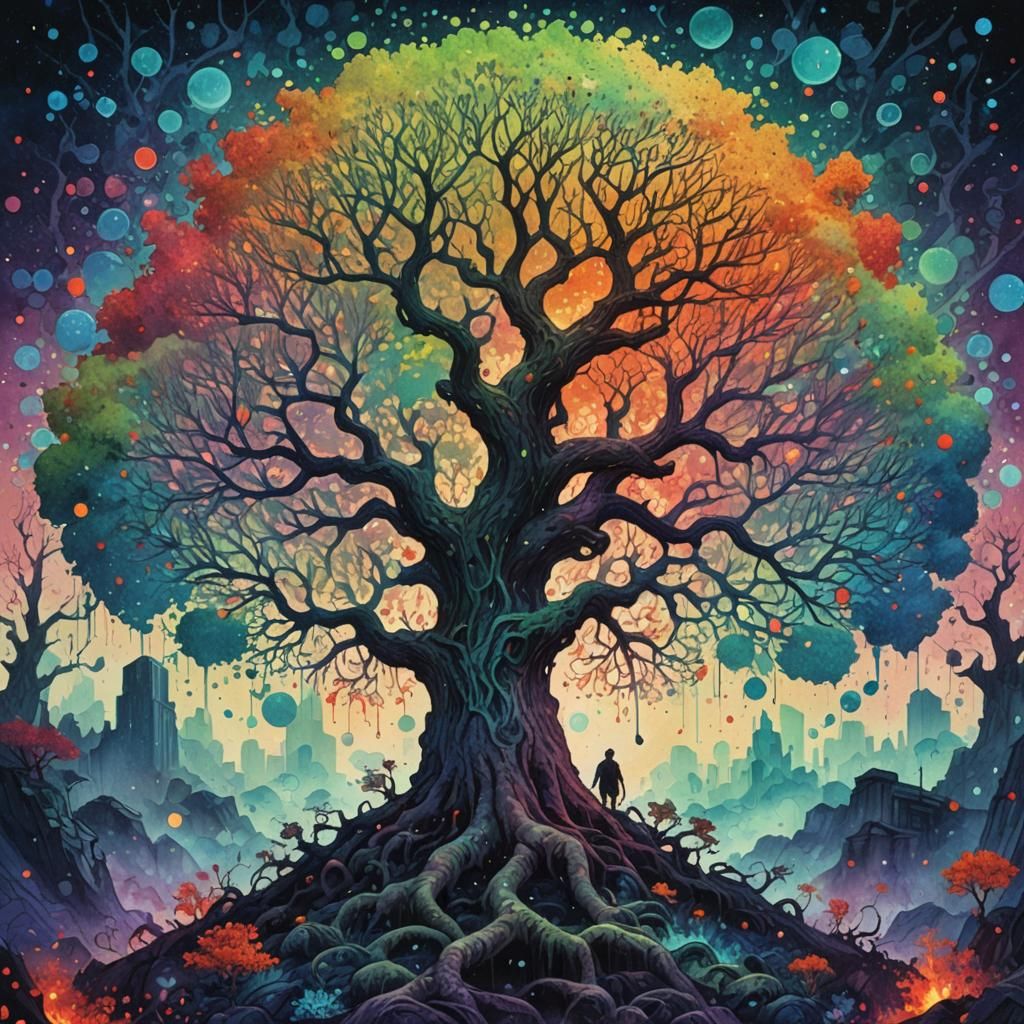 Rainbow tree