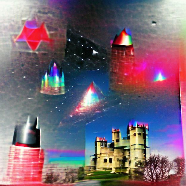 Holographic Castles in a Starry Black Hole Sky