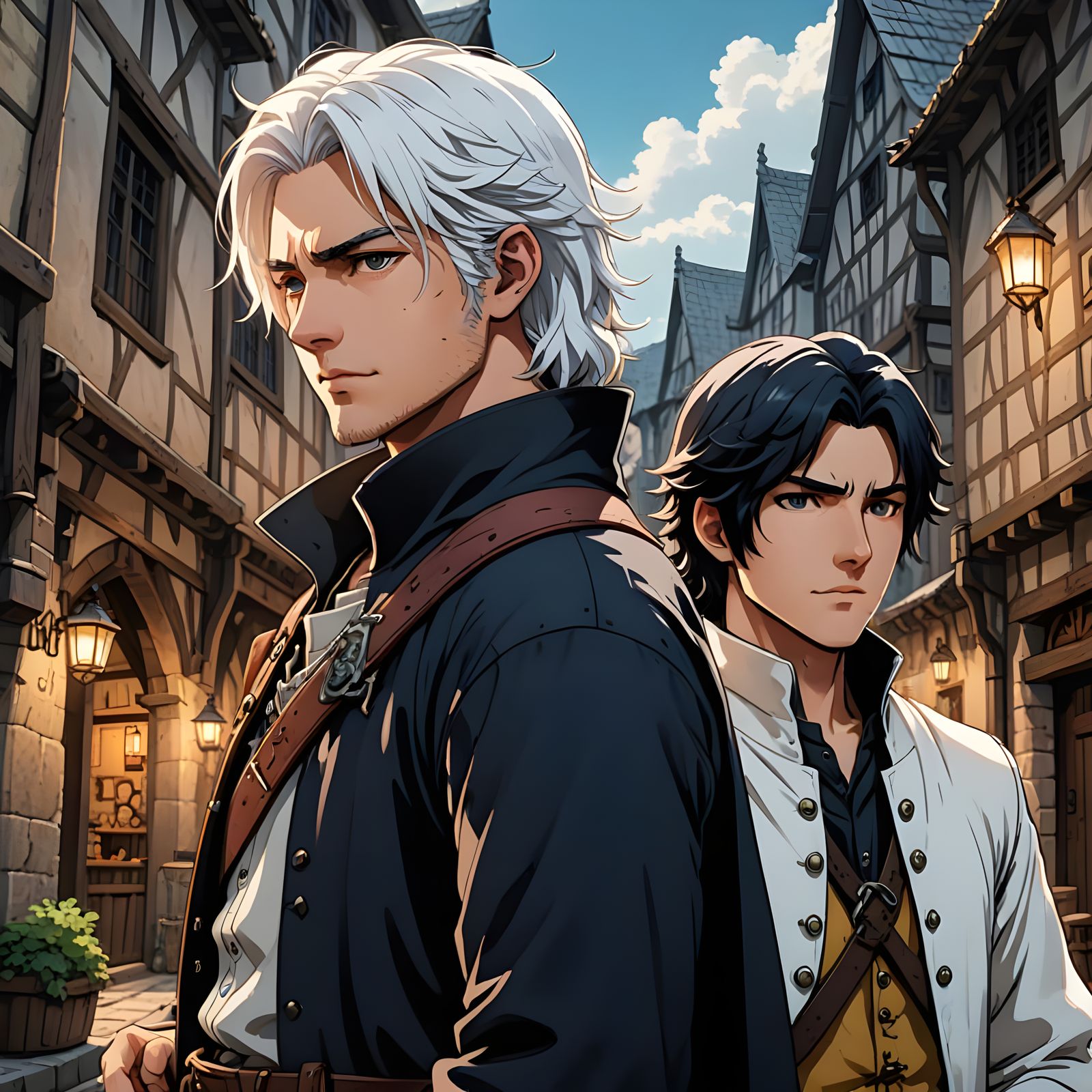 Manga-Inspired Barde Epic in Cinematic Lighting