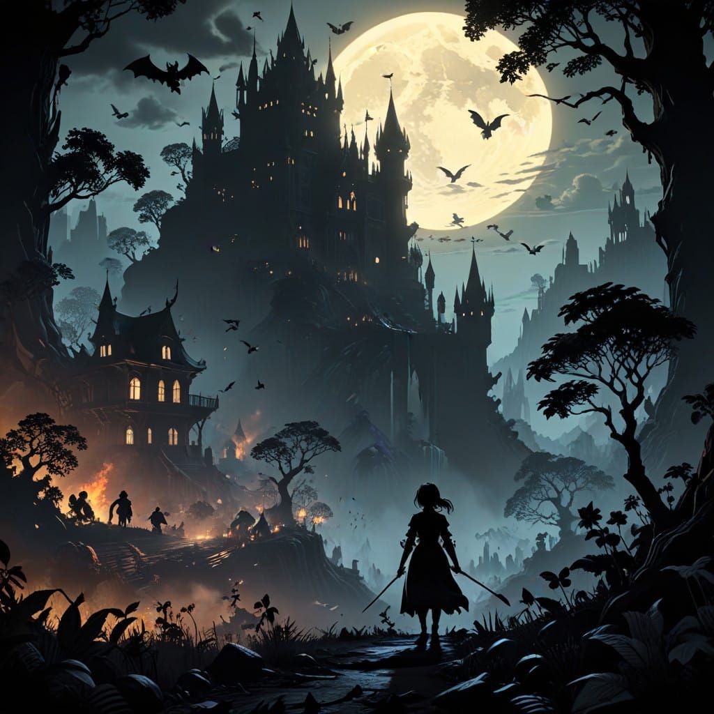 Orphans and Villains: Silhouette Art in Unreal Engine