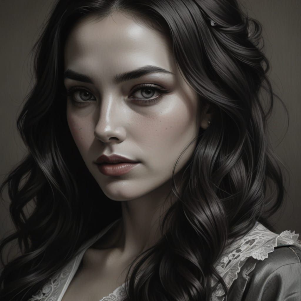 Ethereal Portrait of a Stunning Woman