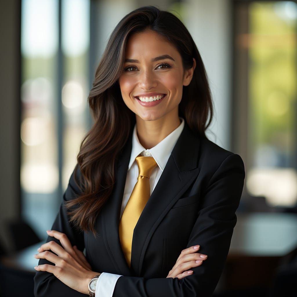 Professional Portrait of Confident Businesswoman