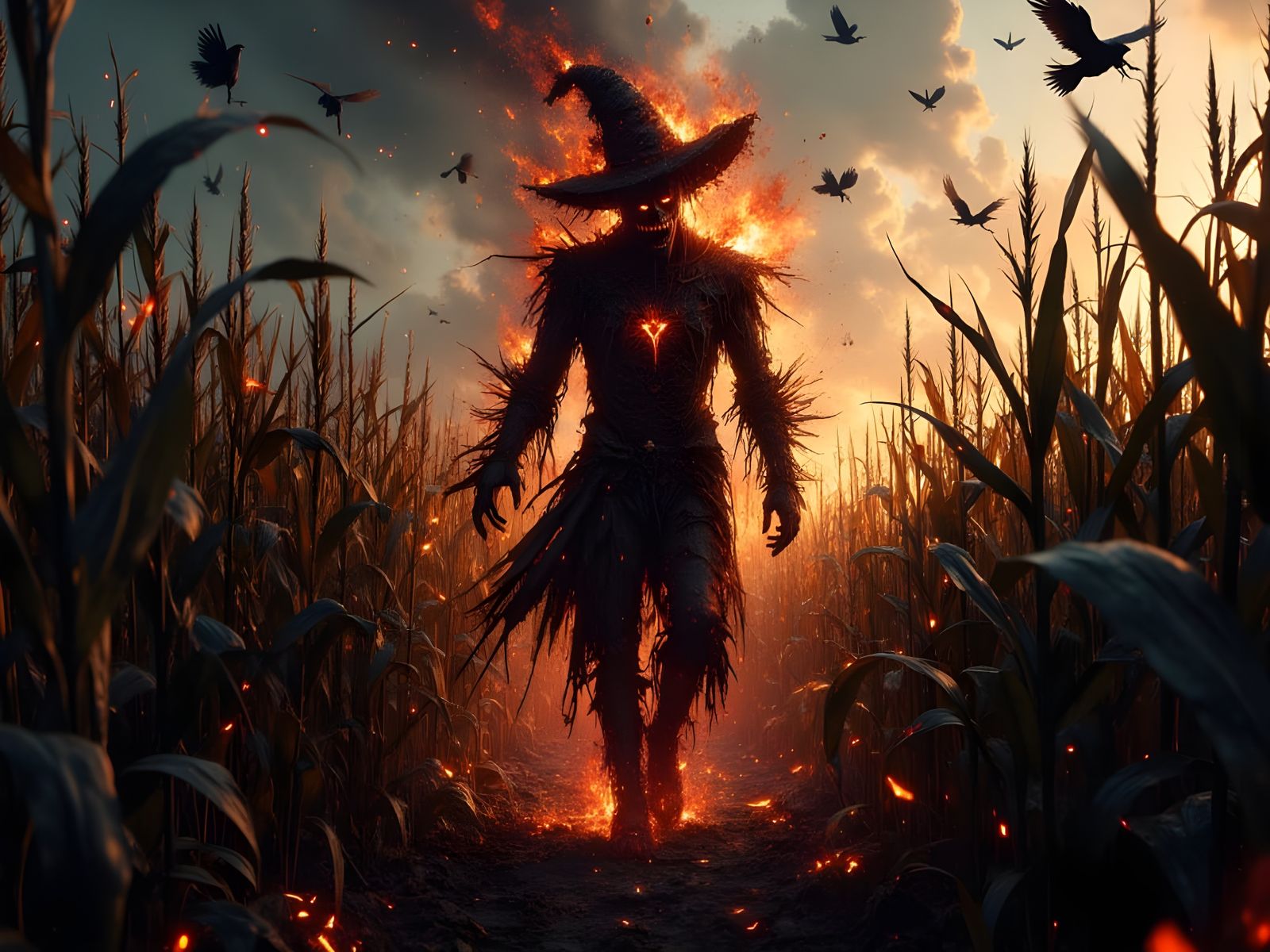 Dark rise of the scarecrow