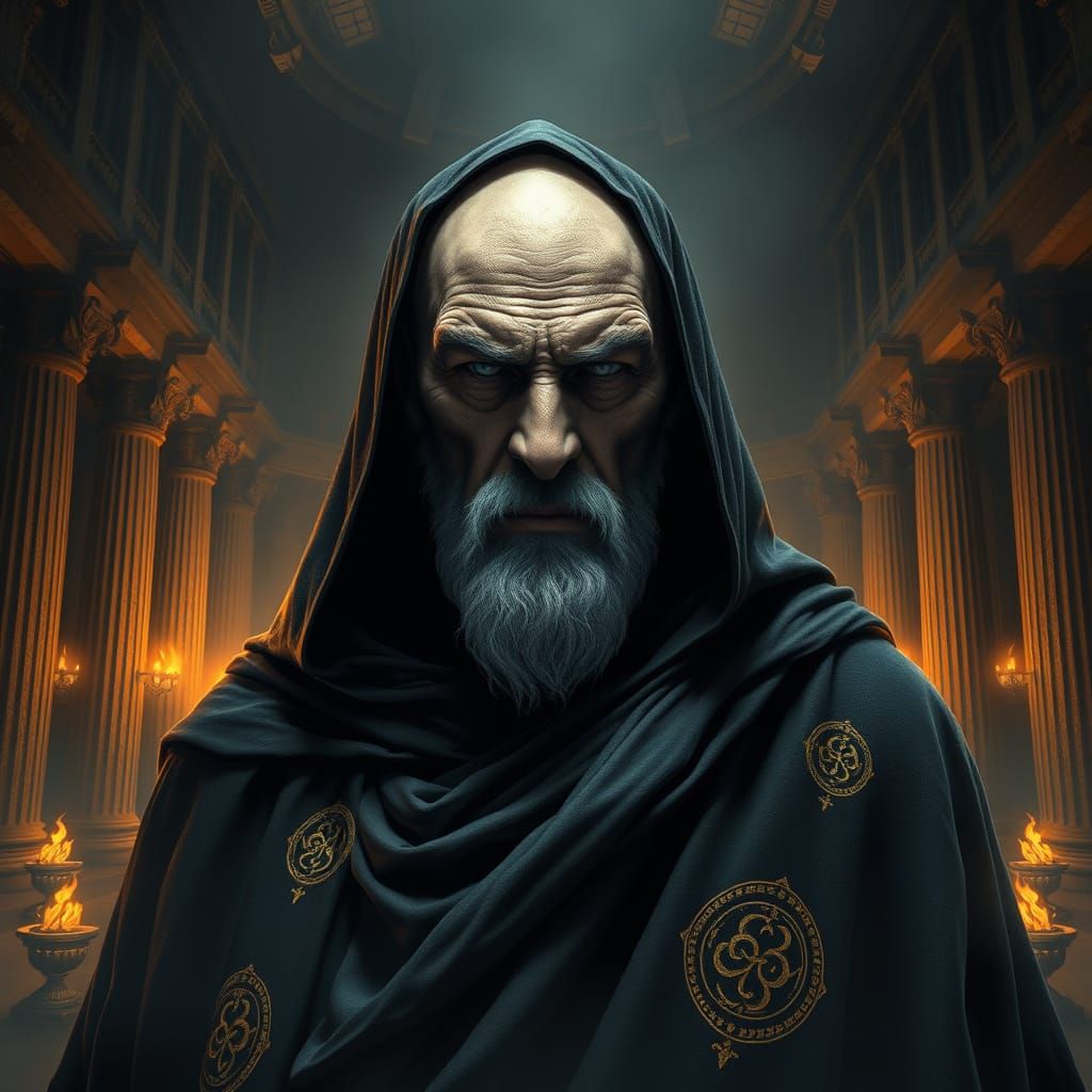 The Underworld Judge in Ancient Greek Ruins