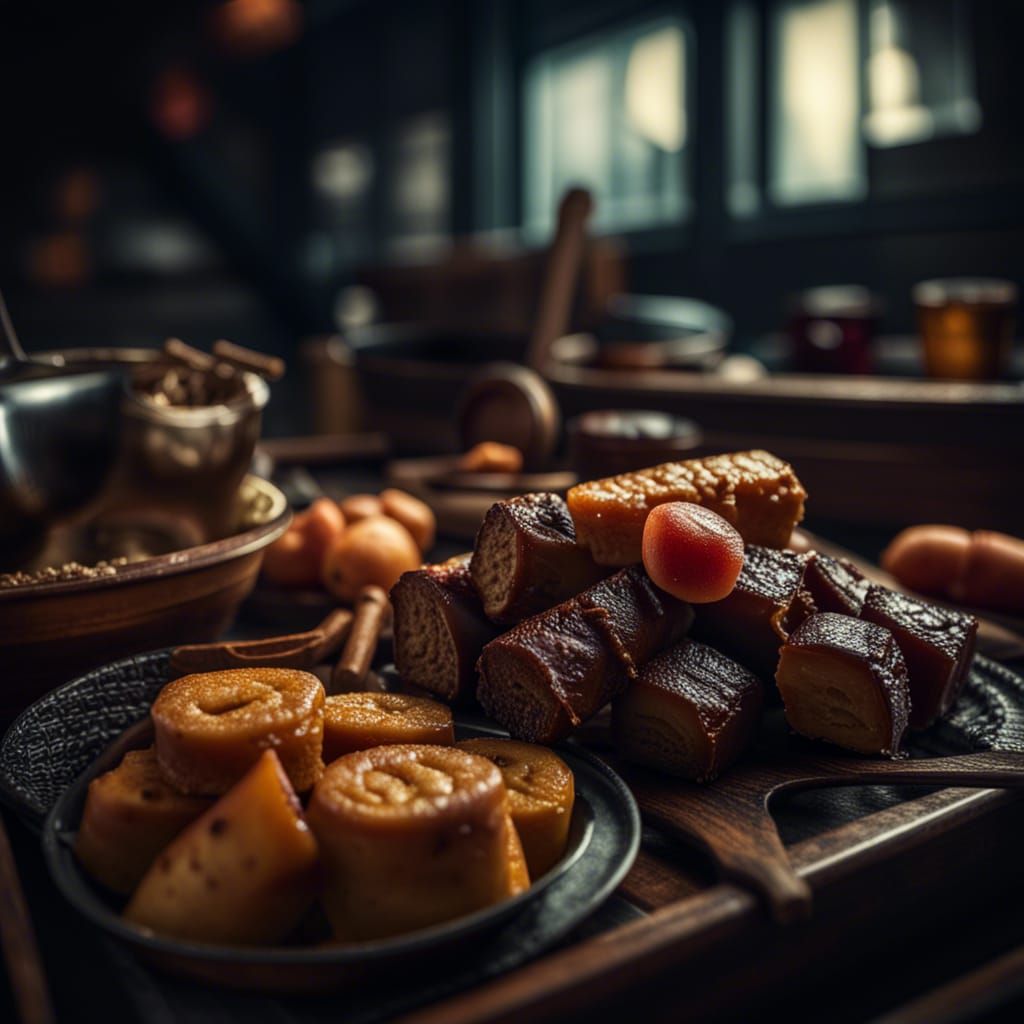 Hyperrealistic Oden Still Life in High Definition