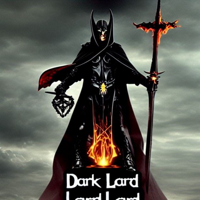 Menacing Dark Lord Figure