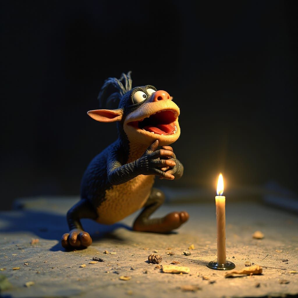 Nightmarish Scene Inspired by Goya and Ensor