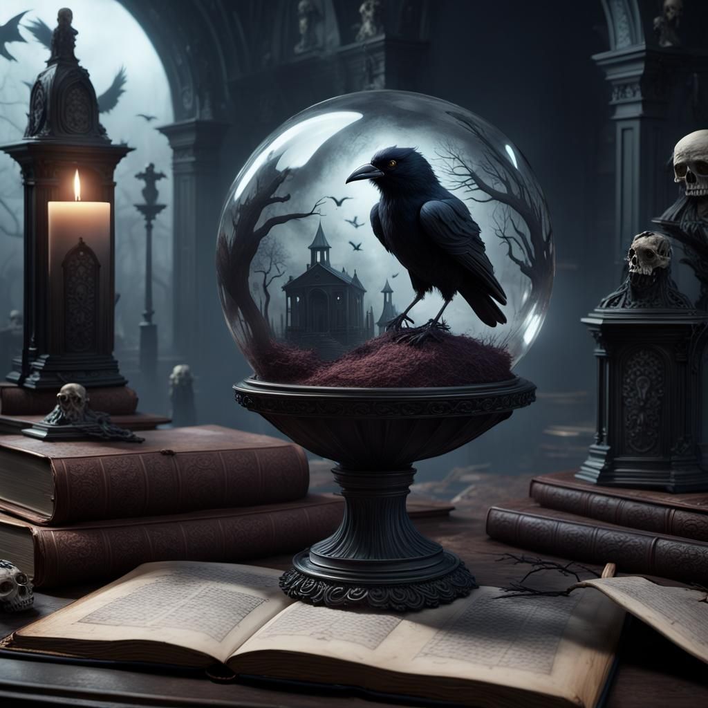 Poe's Characters Emerge in Burtonesque Fantasy