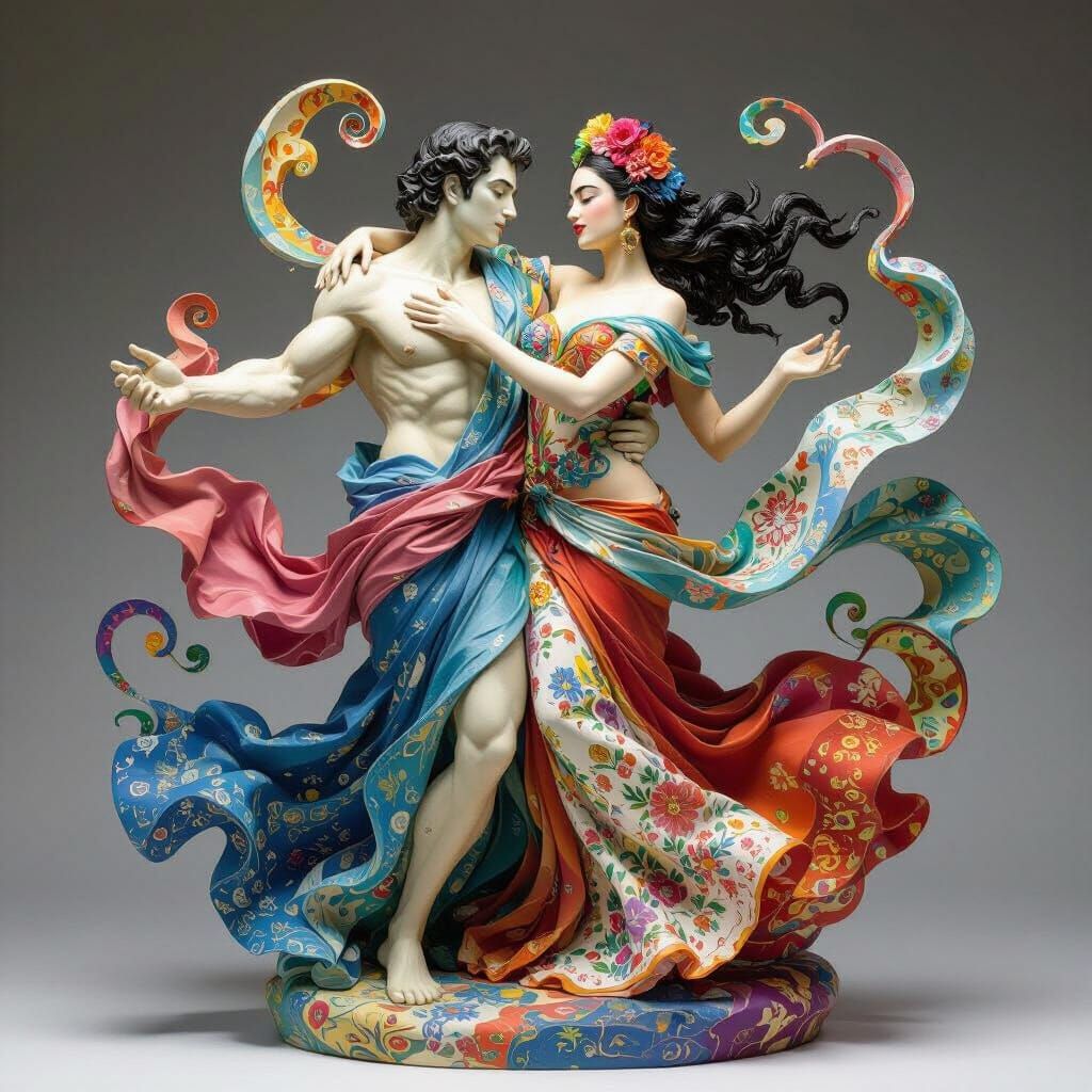 Sculpture of Harmonious Union of Energies