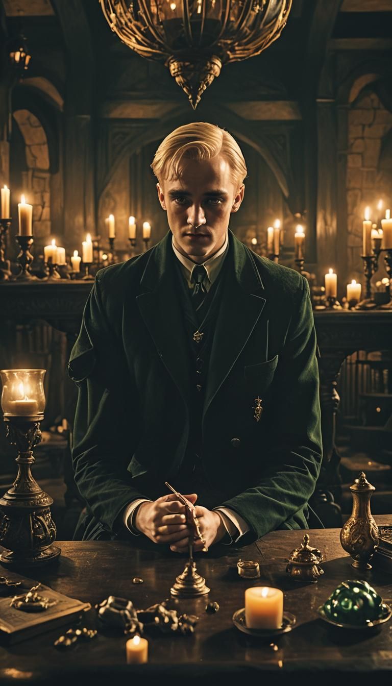 Draco malfoy in slytherin Common room