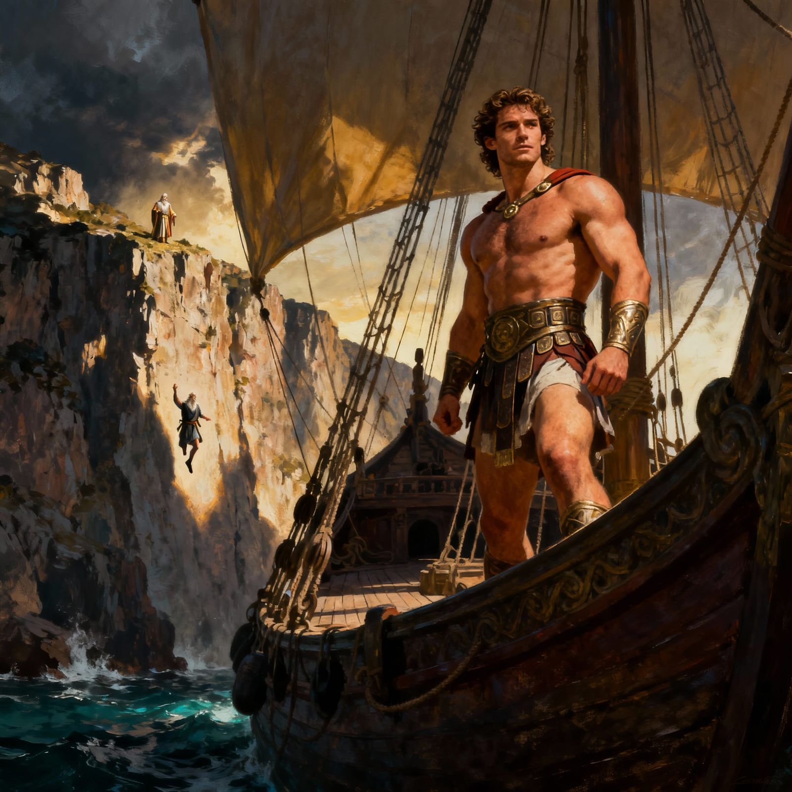 Hero Theseus Returns, Tragic Farewell