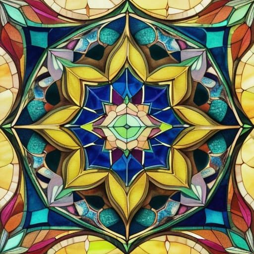 Cel-Shaded Portrait with Opalescent Hues