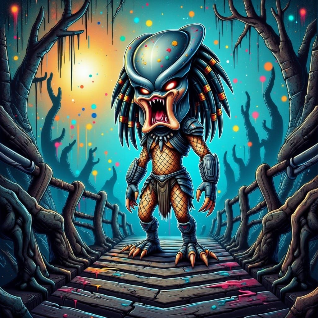 Ethereal Predator on Twisted Bridge