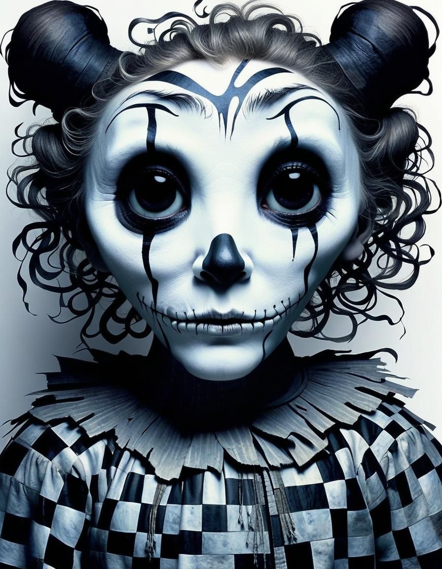 Symmetrical Apotheosis in Tim Burton Style