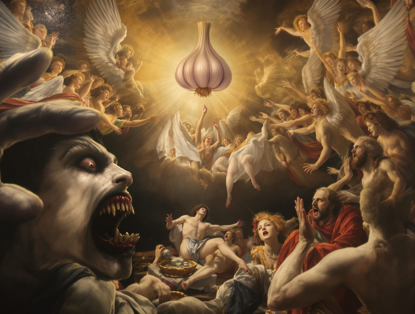 Vampire's Curse Revealed by Divine Garlic in Renaissance Sty...