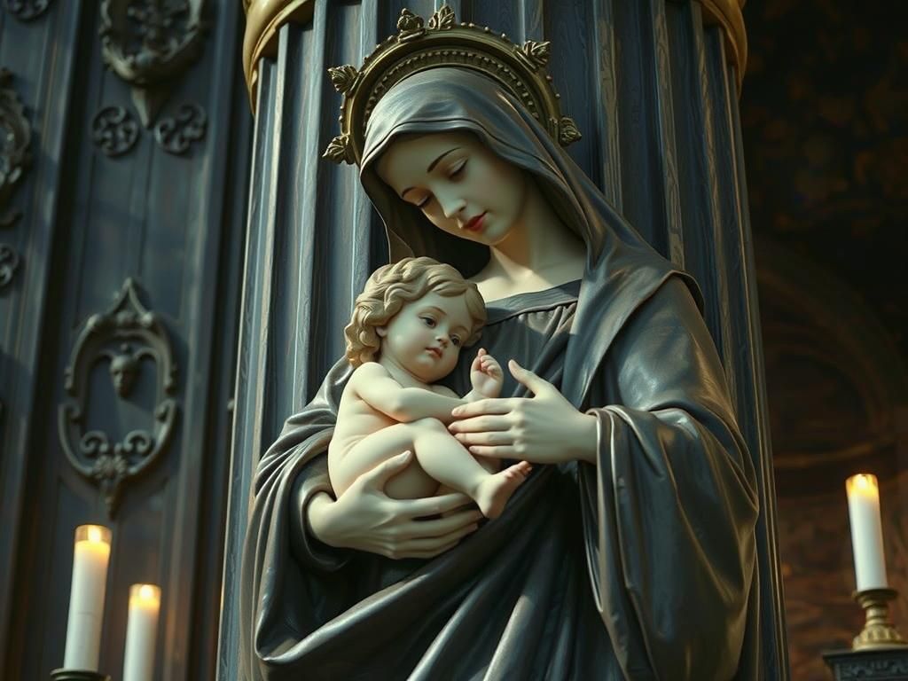 Maria and Jesus: Renaissance Carving in Italian Style