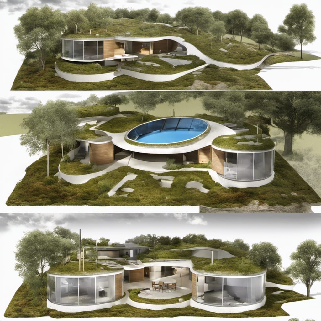 Self-Sufficient Underground Home with Sustainable Energy