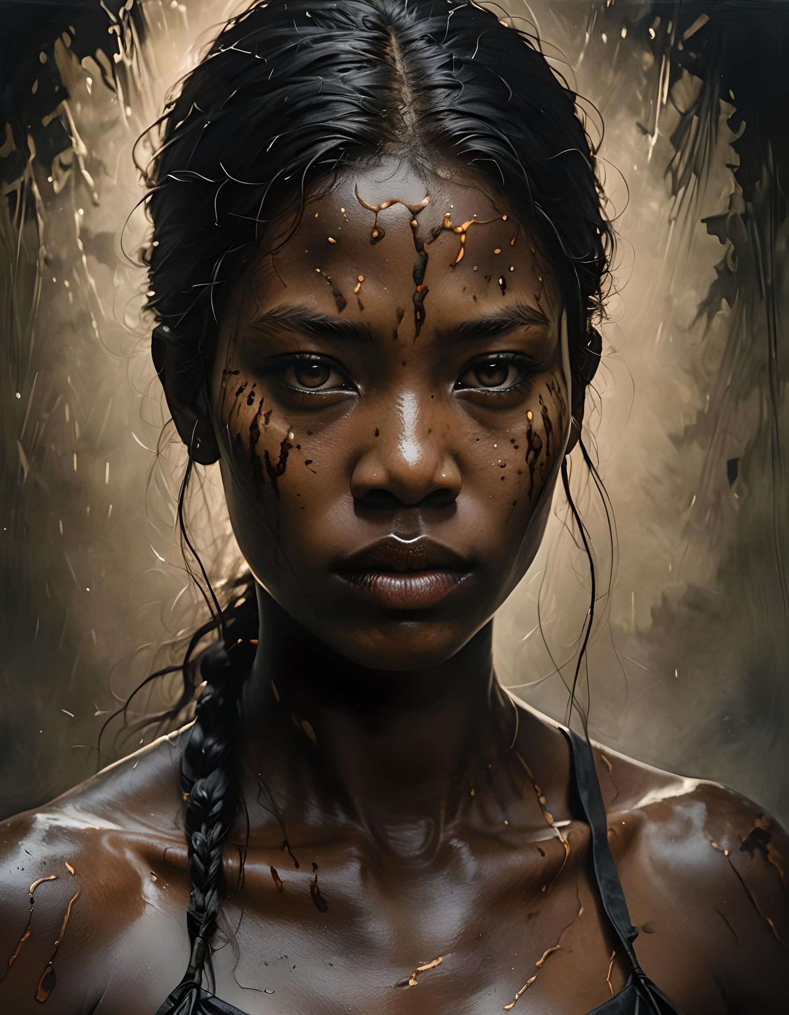 Realistic Portrait of a Leathery Uroro Creature