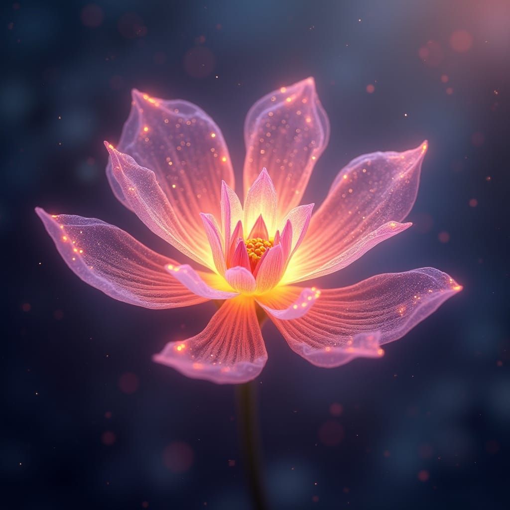 Glowing Magical Flower Concept Art