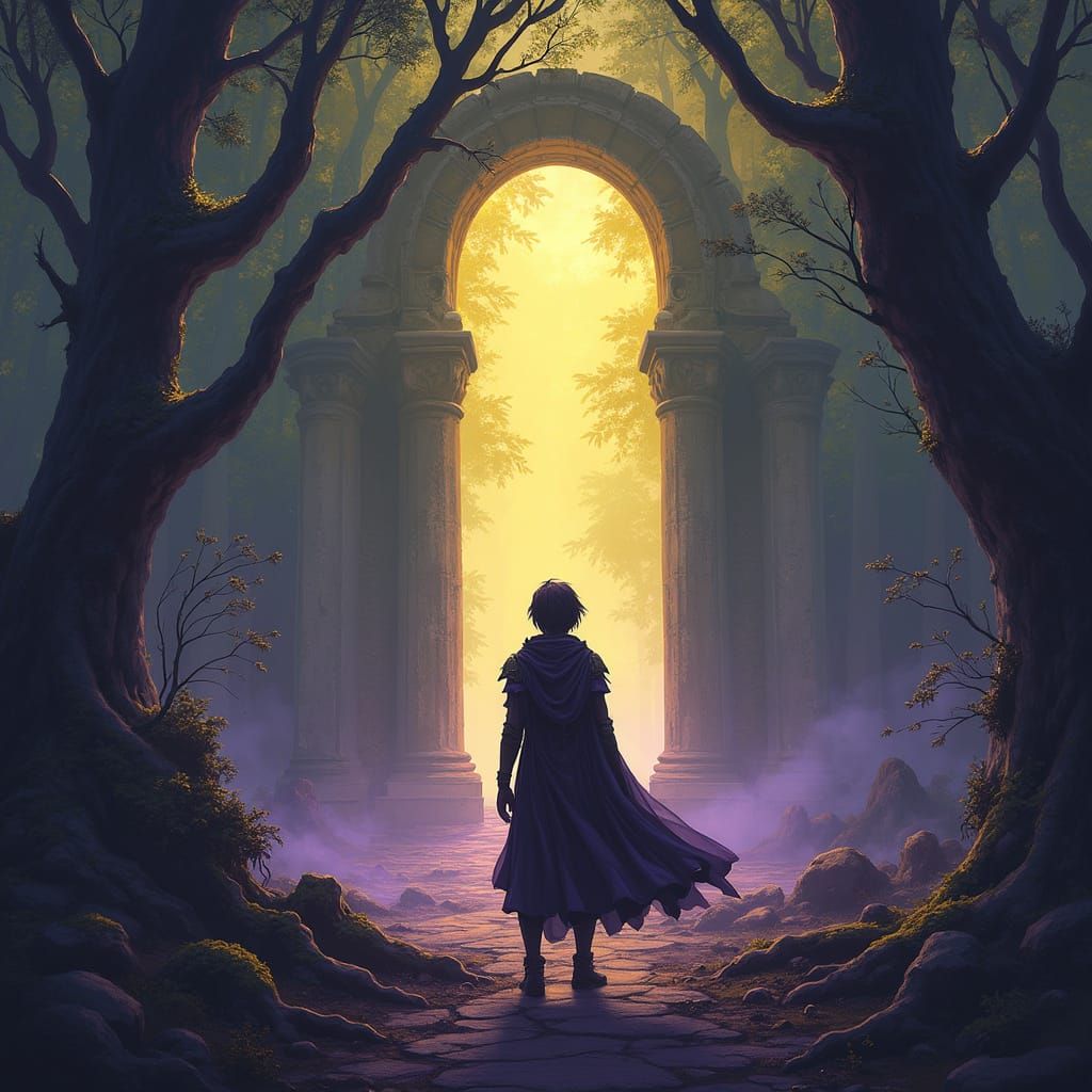 Enchanted Forest Portal to Another Dimension