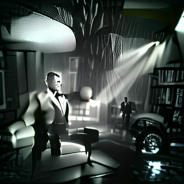 James Bond in Film Noir Style