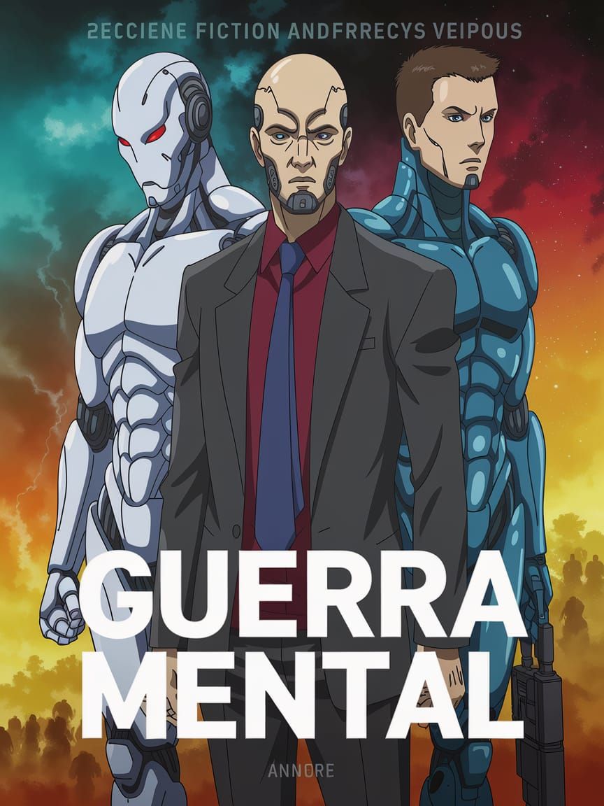 Sci-Fi Book Cover: Guerra Mental