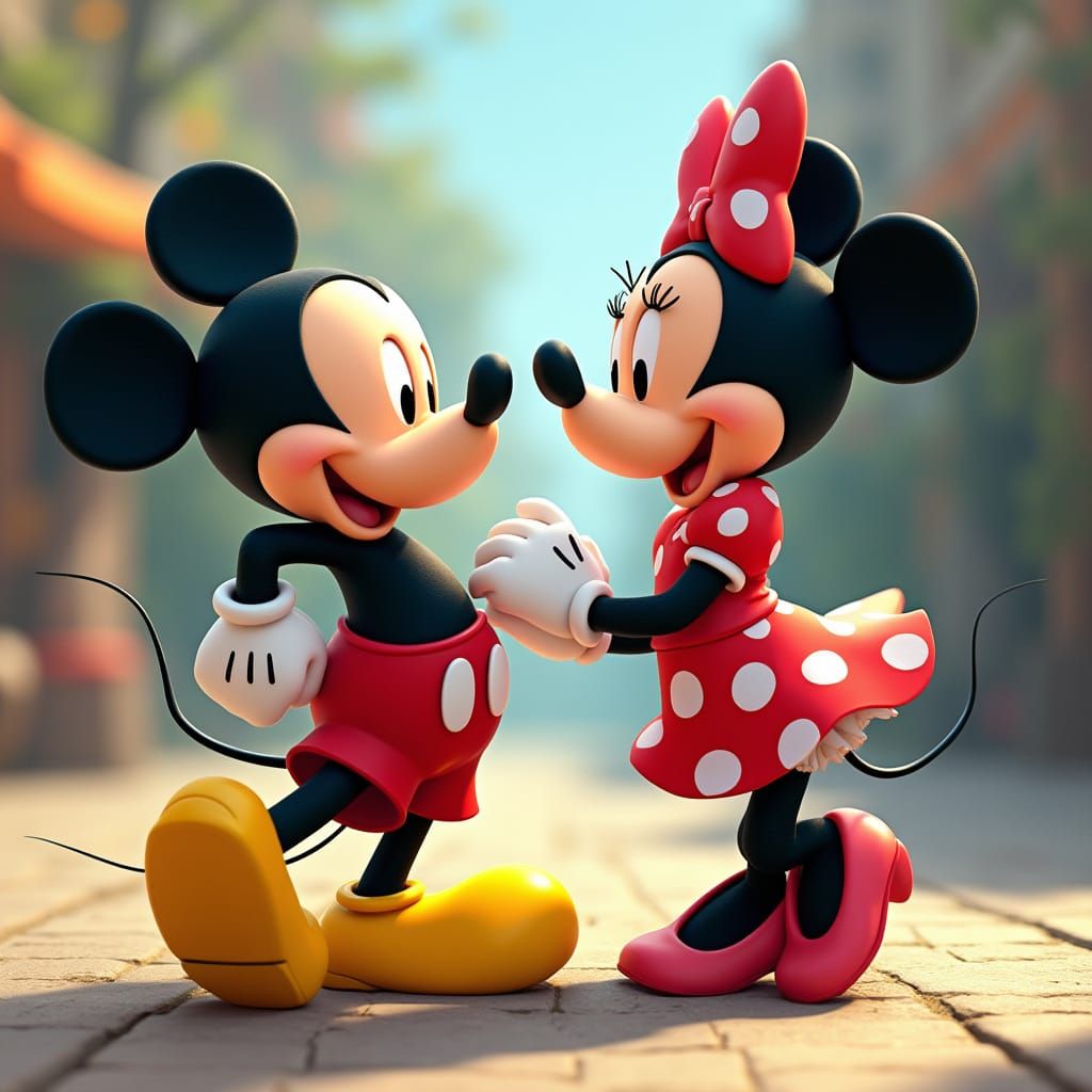Ricky mouse spanking mini mouse in fun HD realistic.
